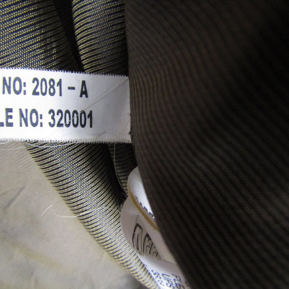 Territoy Ahead Women Small Beige Genuine Leather Button Up Coat Jacket Blazer - Picture 3 of 8